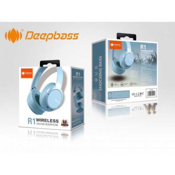 Casque Deep Bass R1 Bleu
