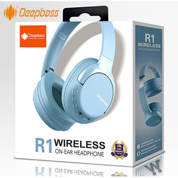 Casque Deep Bass R1 Bleu