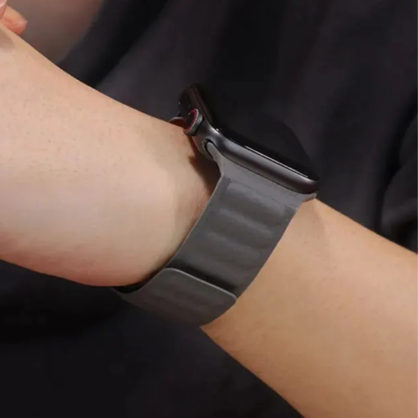 bracelet cuir magnetique pour apple watch
