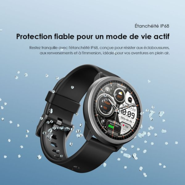 Oraimo Watch 5R Montre Intelligente Amoled IP68 + Bracelet Gratuit