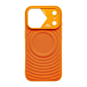 Coque Magnétique en Cuir - Orange