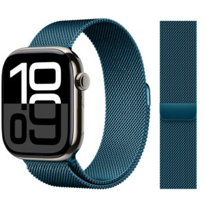 Bracelet Milanais Pour Apple Watch - Porcelain Blue